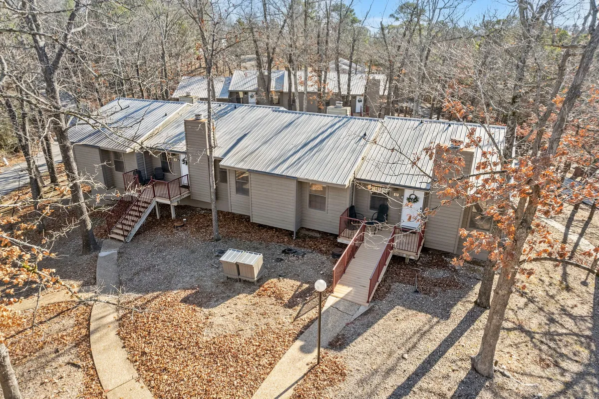 A tranquil pathway winds between cozy cabins surrounded by mature trees and soft outdoor lighting, creating an inviting setting for leisurely walks or morning coffee on the porch. The natural landscape offers plenty of space for guests to explore with their pets.